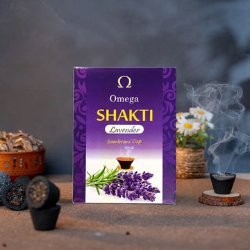 Shakti Lavender Oudh Sambrani Cup