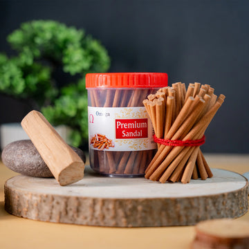 Premium Sandal Bambooless Dhoop Sticks – Jar