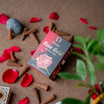 Rose Gold Premium Incense Cones