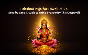 Lakshmi Puja Diwali 2024 goddess Lakshmi on lotus with gold coins and pink lotuses