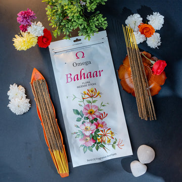Bahaar Flora Incense Sticks Zipper pouch
