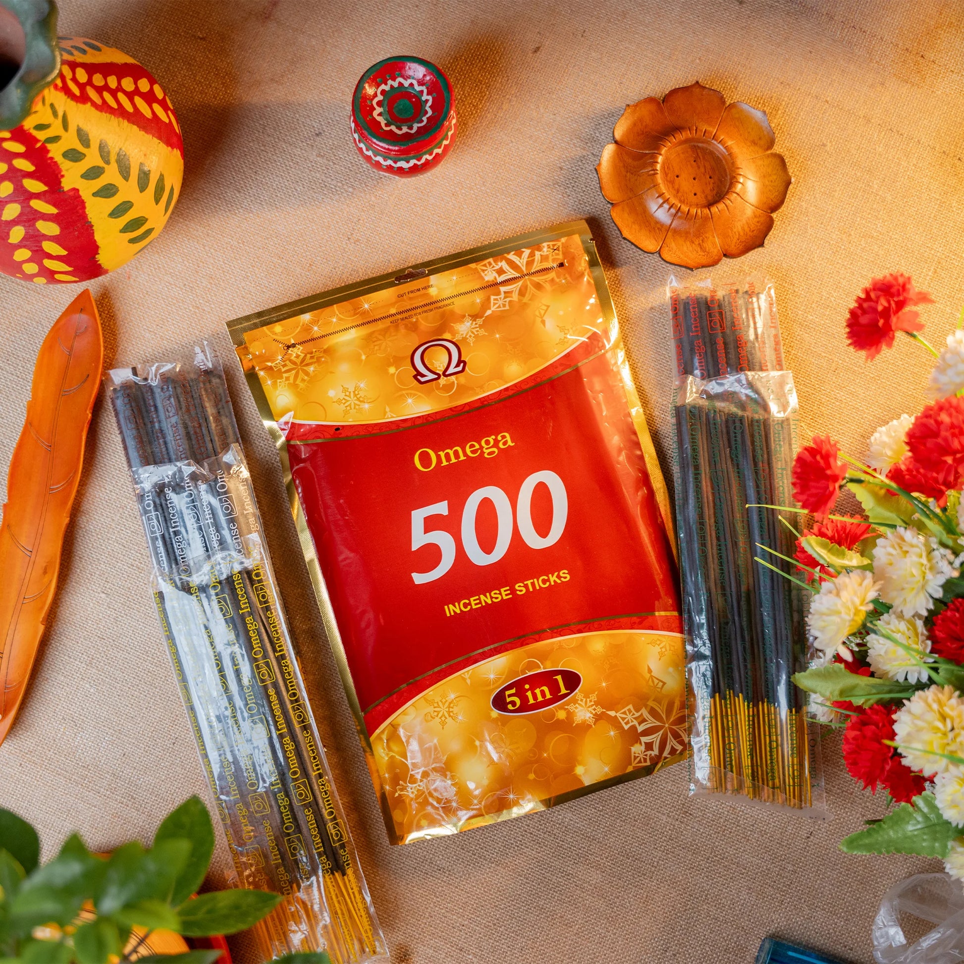 Omega 500 ( 5 IN 1 ) Zipper Pouch