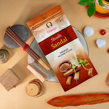 Shudh Sandal Premium Incense Sticks Zipper Pouch
