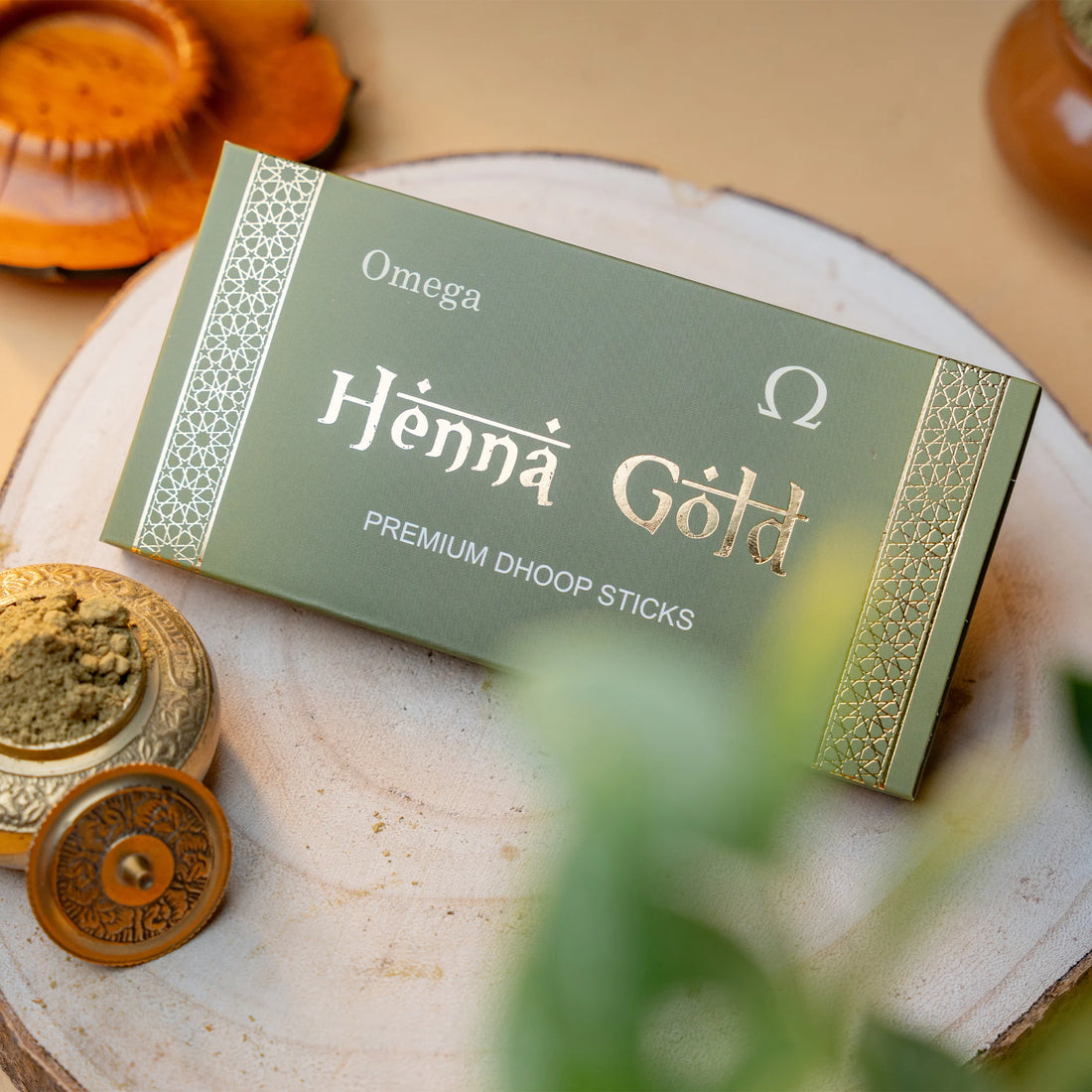 Henna Gold Bambooless Dhoop Sticks